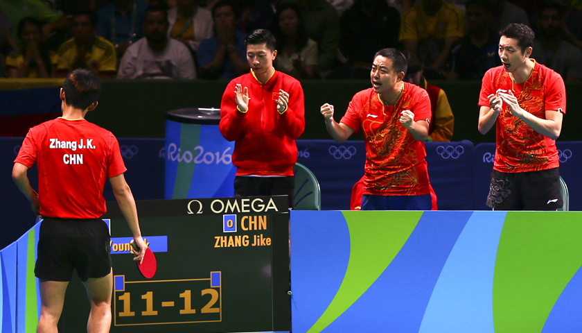 关于中国乒乓球队鏖战波兰乒乓球队，张继科绝境逆转的信息